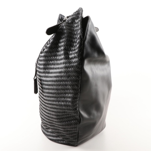 Gianni Segatta Ricamo Black Leather Hobo - Picture 5 of 8